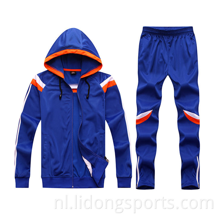 LiDong Wholesale laatste nieuwe design trainingspak goedkope heren sportkleding